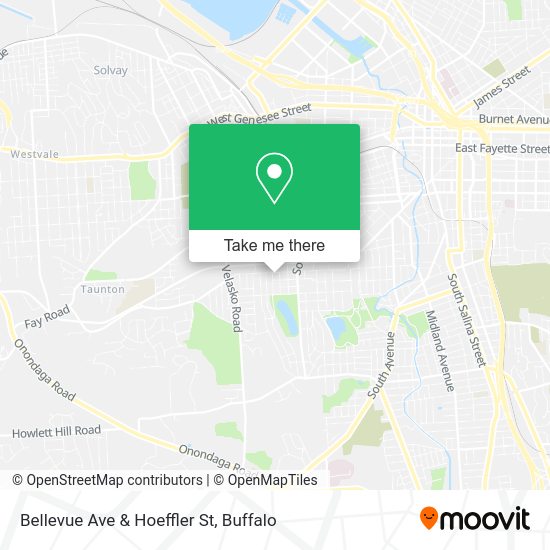 Mapa de Bellevue Ave & Hoeffler St