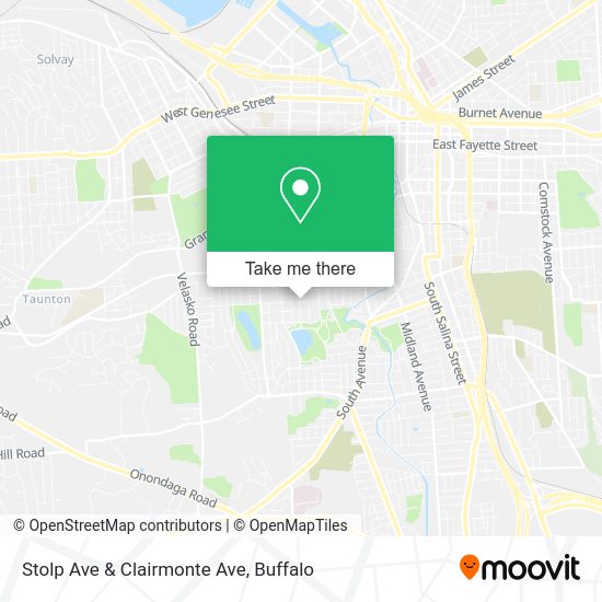 Stolp Ave & Clairmonte Ave map