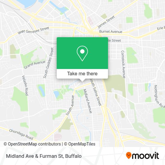 Midland Ave & Furman St map