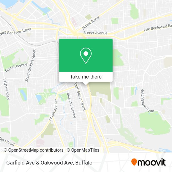 Mapa de Garfield Ave & Oakwood Ave