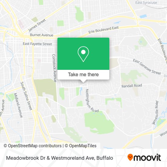 Mapa de Meadowbrook Dr & Westmoreland Ave