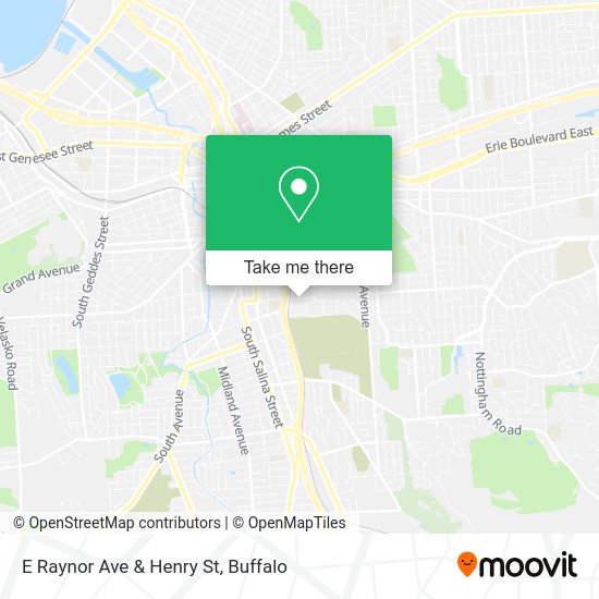 E Raynor Ave & Henry St map