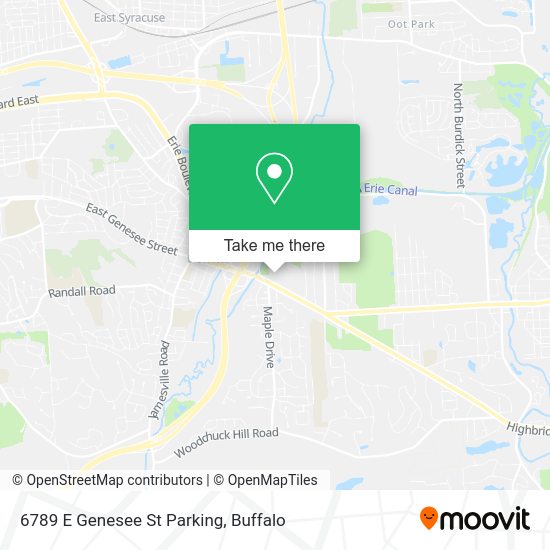Mapa de 6789 E Genesee St Parking