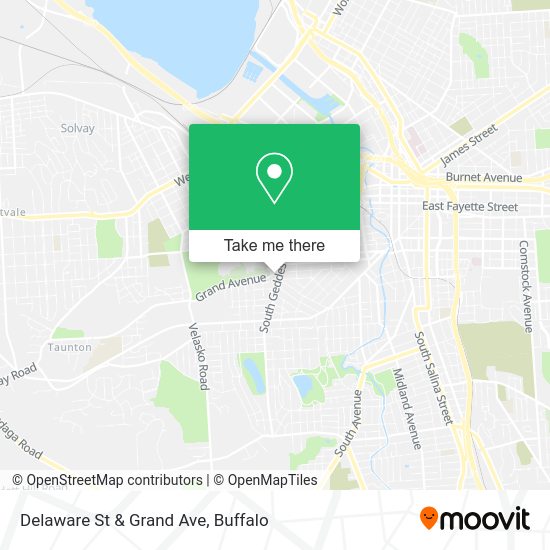 Delaware St & Grand Ave map