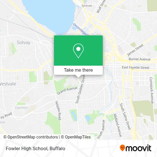 Fowler High School map