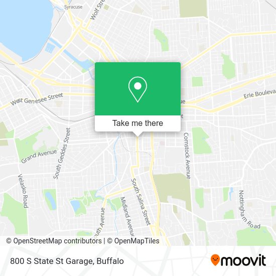 800 S State St Garage map