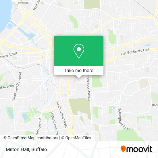 Mapa de Milton Hall