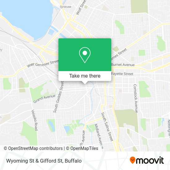 Wyoming St & Gifford St map
