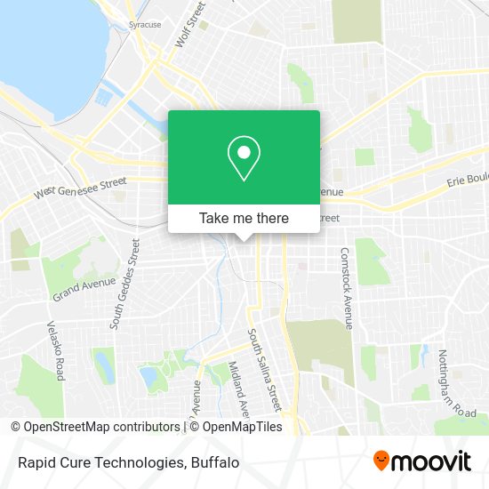 Rapid Cure Technologies map