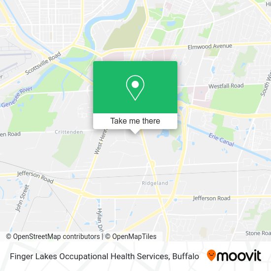 Mapa de Finger Lakes Occupational Health Services