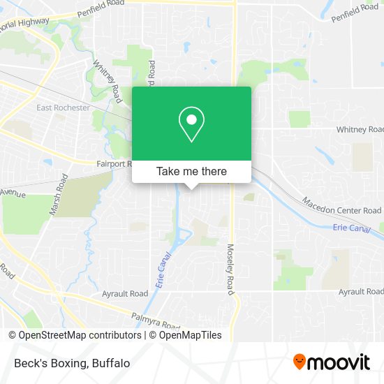 Mapa de Beck's Boxing