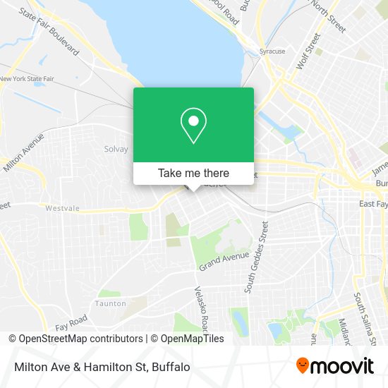 Mapa de Milton Ave & Hamilton St
