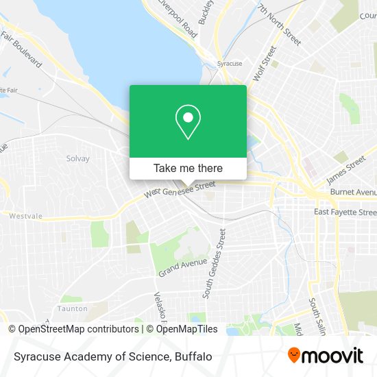 Syracuse Academy of Science map