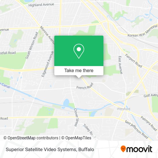 Superior Satellite Video Systems map