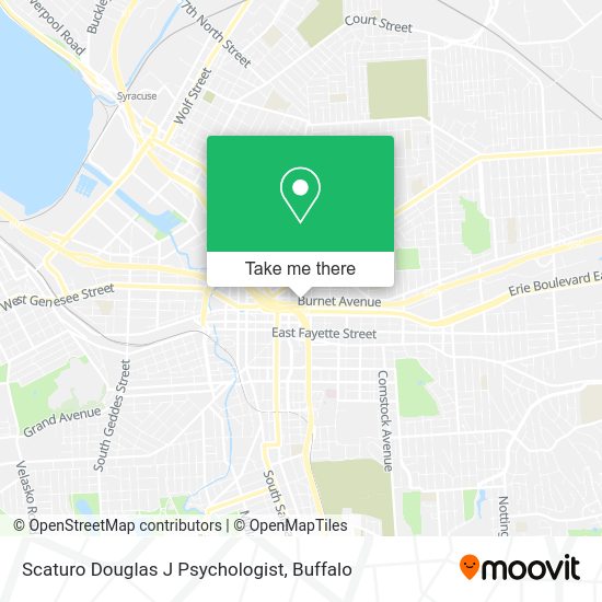 Scaturo Douglas J Psychologist map