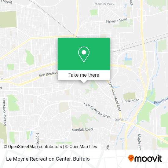 Le Moyne Recreation Center map