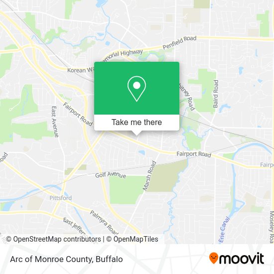 Mapa de Arc of Monroe County