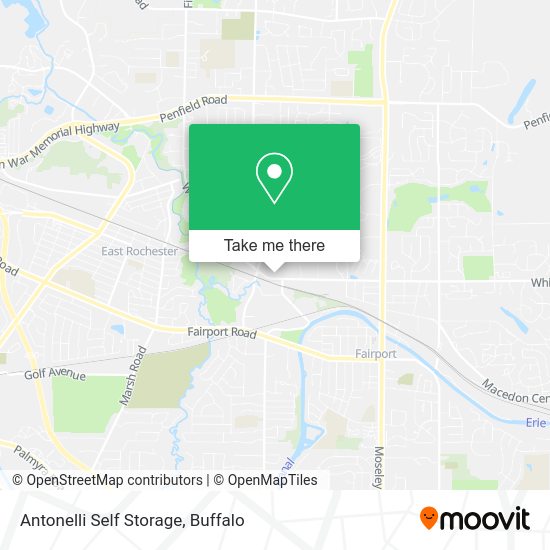 Mapa de Antonelli Self Storage