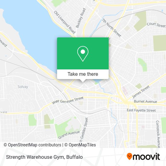 Mapa de Strength Warehouse Gym