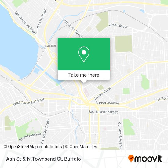 Mapa de Ash St & N.Townsend St
