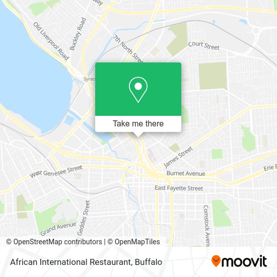Mapa de African International Restaurant