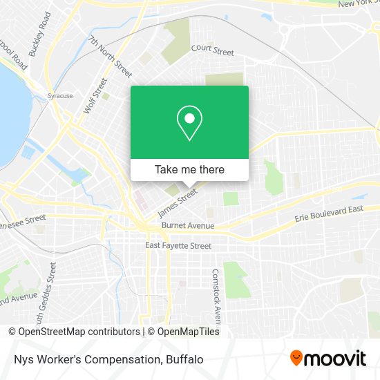 Nys Worker's Compensation map