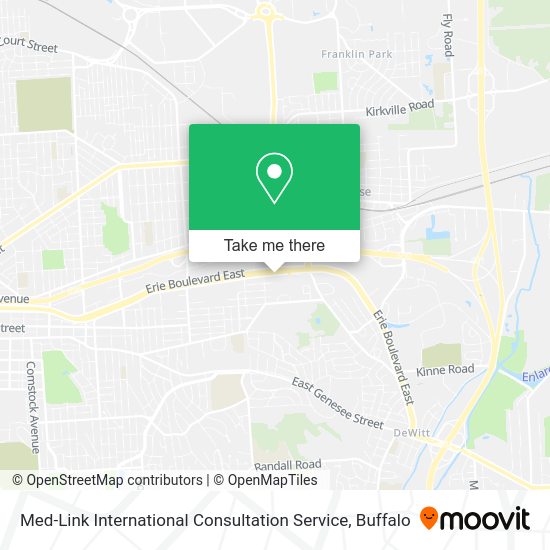 Med-Link International Consultation Service map
