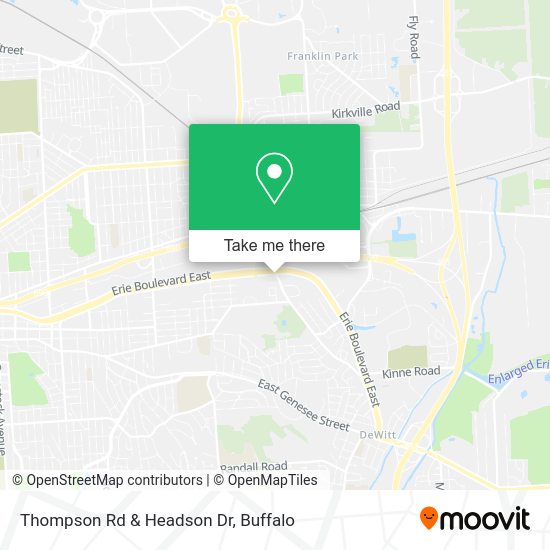 Mapa de Thompson Rd & Headson Dr