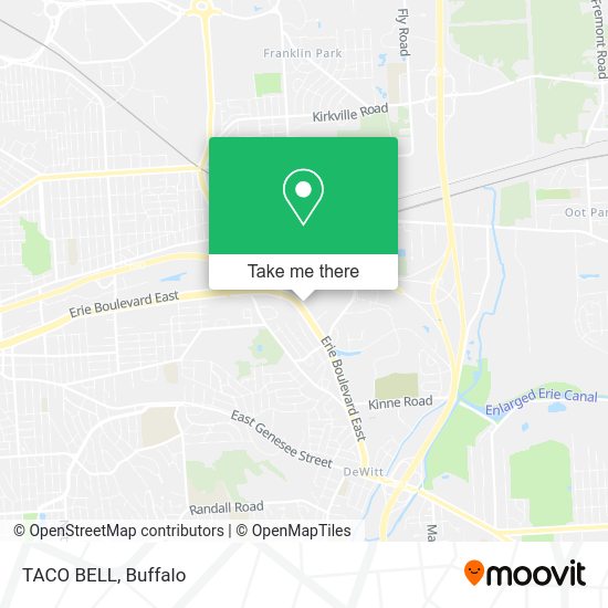 TACO BELL map