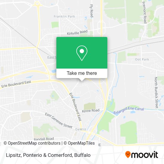 Lipsitz, Ponterio & Comerford map