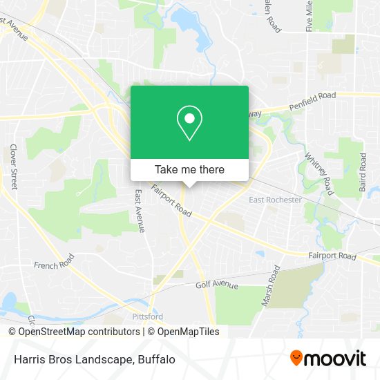 Harris Bros Landscape map