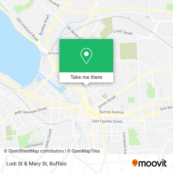Lodi St & Mary St map