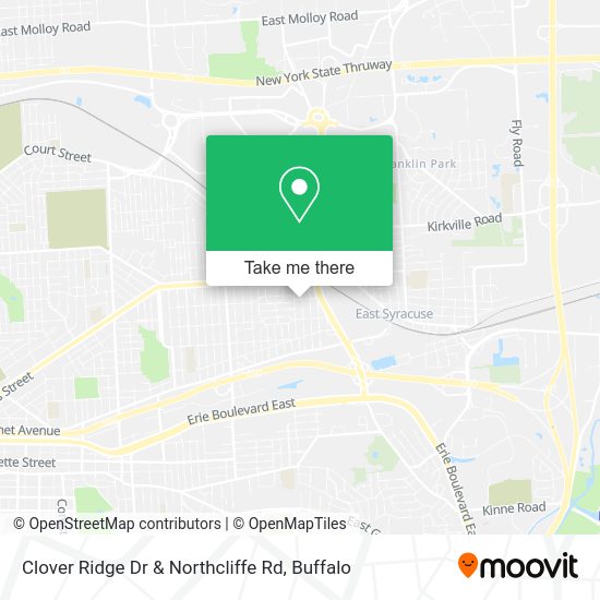Mapa de Clover Ridge Dr & Northcliffe Rd