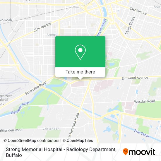 Strong Memorial Hospital - Radiology Department map