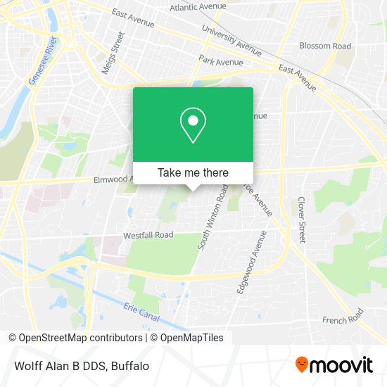 Wolff Alan B DDS map