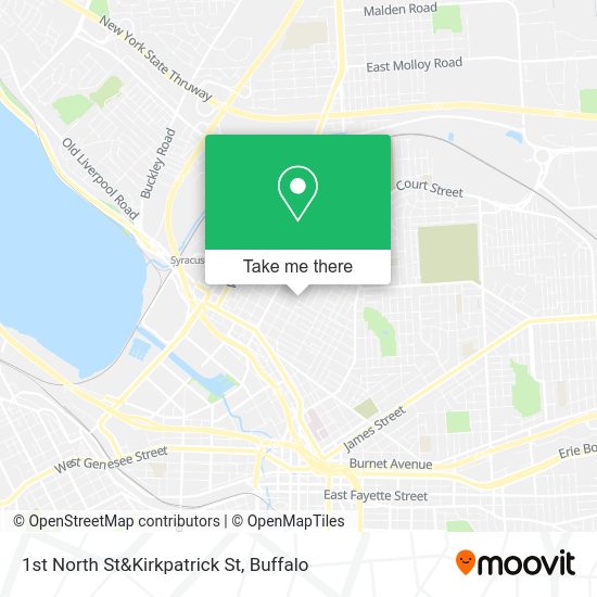 Mapa de 1st North St&Kirkpatrick St