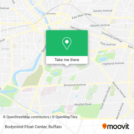 Bodymind Float Center map