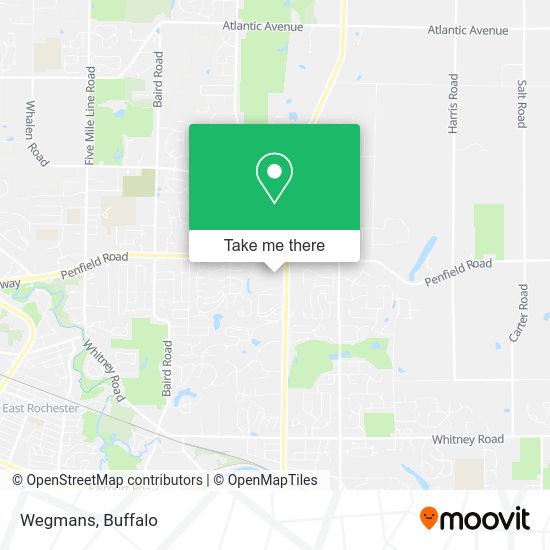 Mapa de Wegmans
