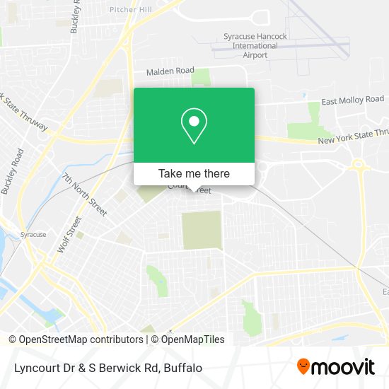 Lyncourt Dr & S Berwick Rd map
