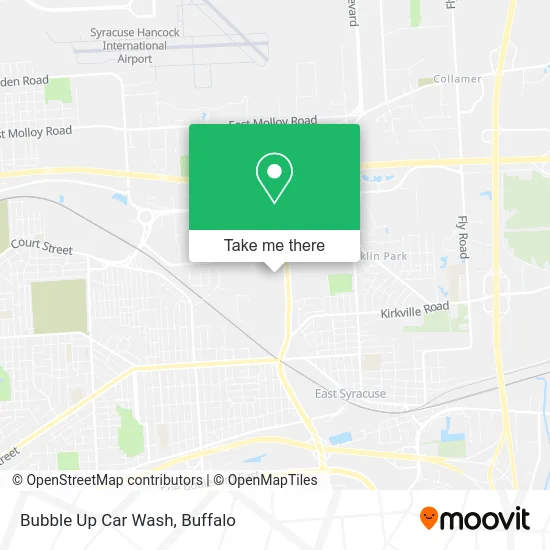 Bubble Up Car Wash map