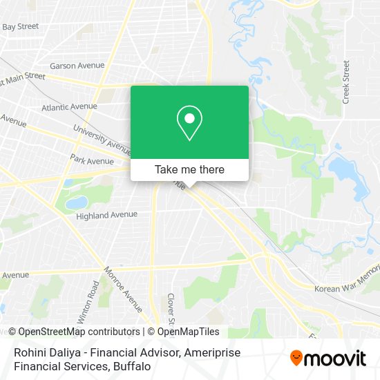 Mapa de Rohini Daliya - Financial Advisor, Ameriprise Financial Services