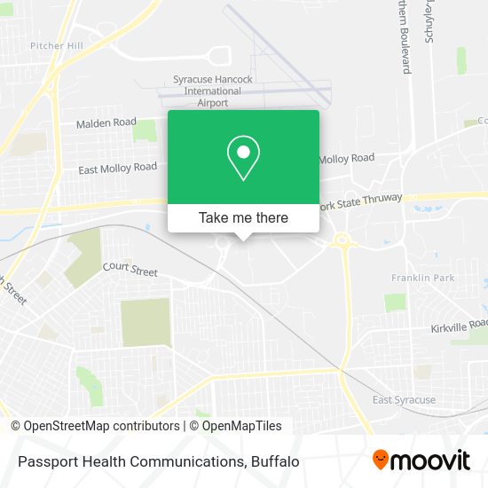 Passport Health Communications map