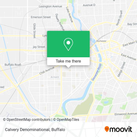 Mapa de Calvery Denominational