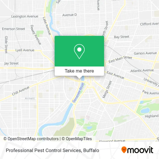Professional Pest Control Services map