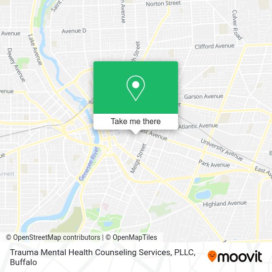 Mapa de Trauma Mental Health Counseling Services, PLLC