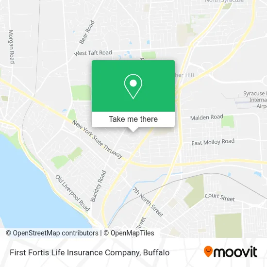 First Fortis Life Insurance Company map