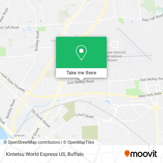 Kintetsu World Express US map