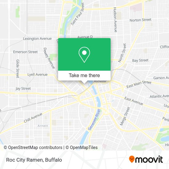 Mapa de Roc City Ramen