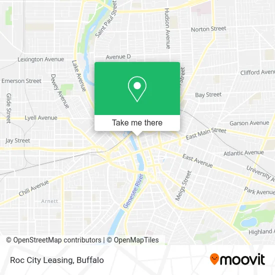 Roc City Leasing map