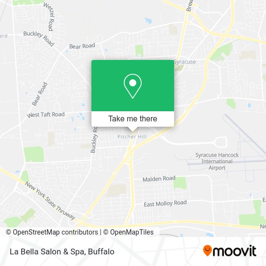 Mapa de La Bella Salon & Spa